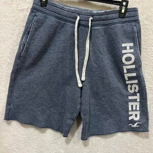 blue grey hollister sweatpant shorts size XS